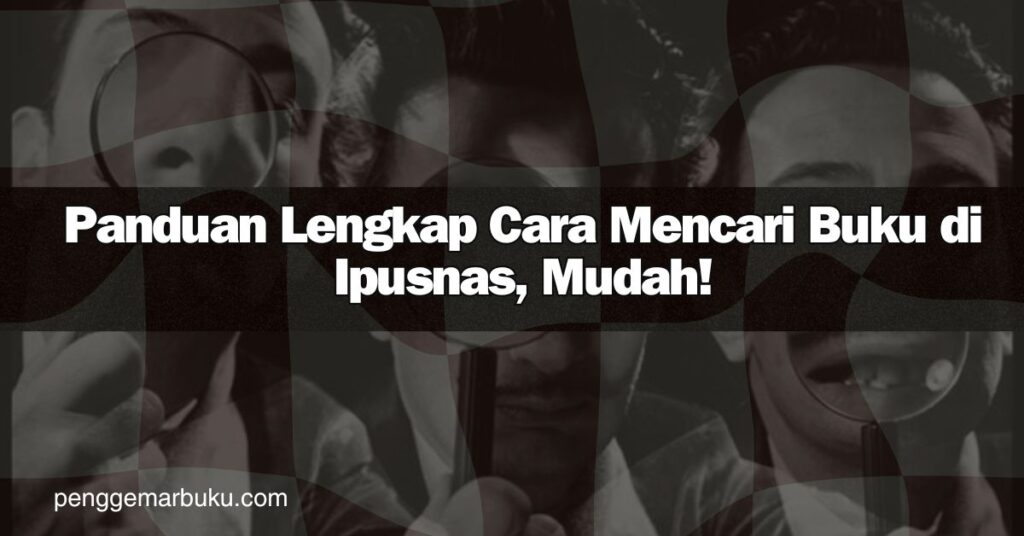 cara mencari buku di ipusnas